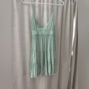 Mini Seafoam Green Dress
